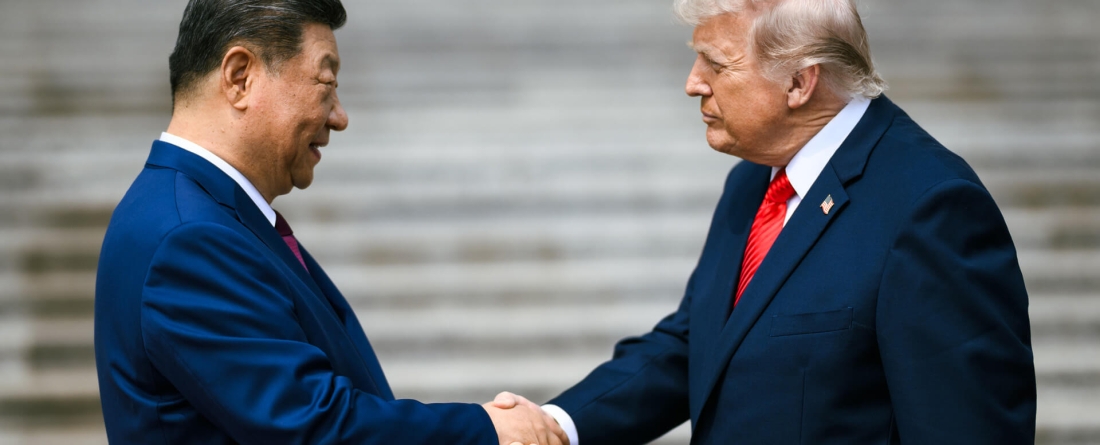 Presidents Xi Jinping and Donald Trump 